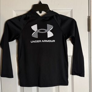 Under Armour Kids - Black and White long sleeve with hood